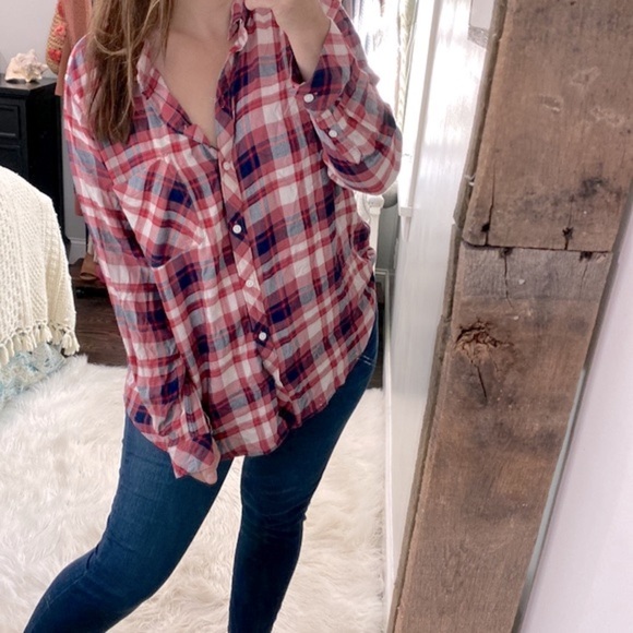 TIME and Tru red plaid new with tags size XXlarge - Picture 3 of 7